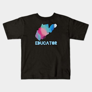 West Virginia Educator Kids T-Shirt